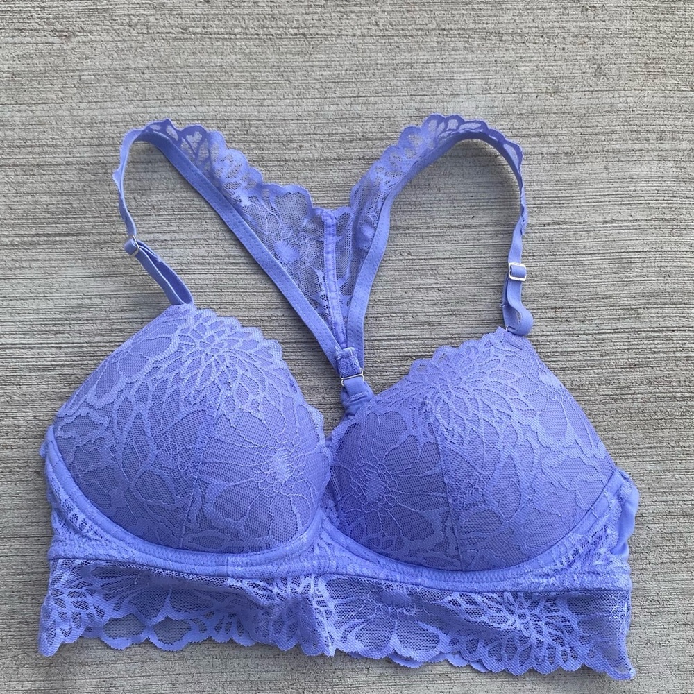 PINK Lavender Crossback Bralette
